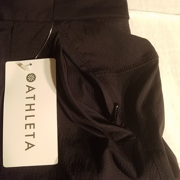 Jupe-short Cargo Athleta Trekkie - Noir - Taille 8 - Femme - Randonnée - Séchage Rapide